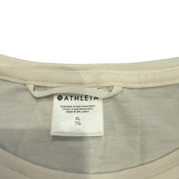 Athleta NEW Women’s Air Out Cinch Tee, cream, Size XL - Picture 7 of 10